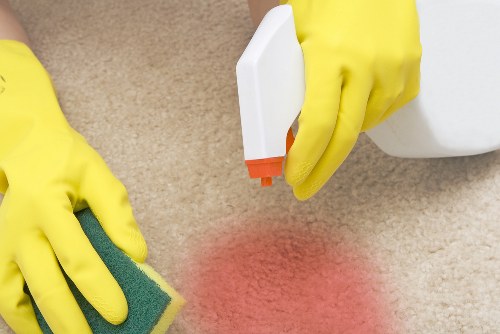 Customer complaint review process for carpet cleaning service