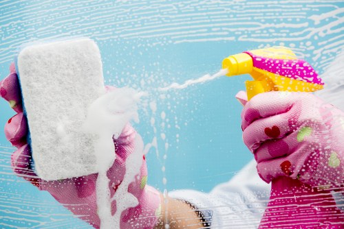 Deep cleaning hard flooring with specialist equipment in SE5