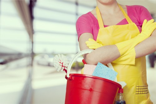 Local cleaners maintaining a tidy kitchen in SE5