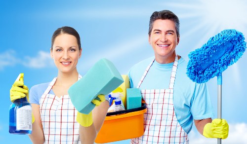 Upholstery cleaning process for a fabric sofa in SE5